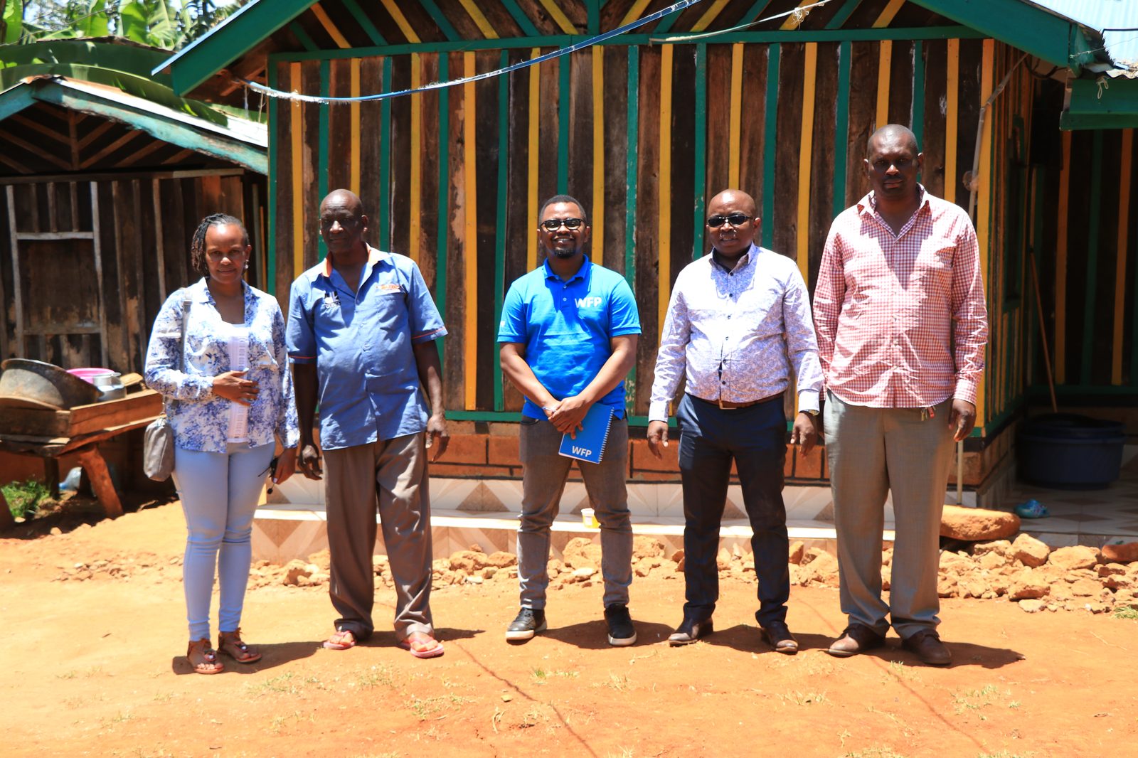 Team receives WFP officials during field visit